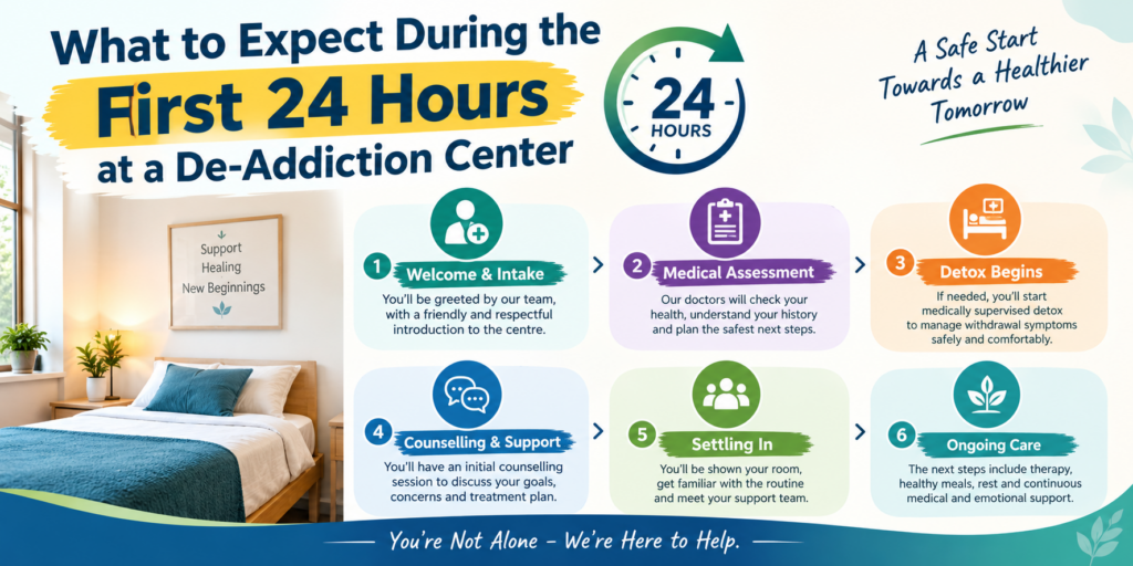 First 24 hours in rehab